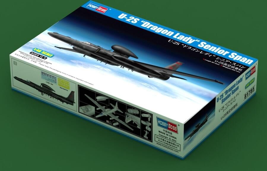 Hobbyboss 1:48 81785 Lockheed U-2 U-2S Dragon Lady Senior Span Straaljager Plastic Modelbouwpakket