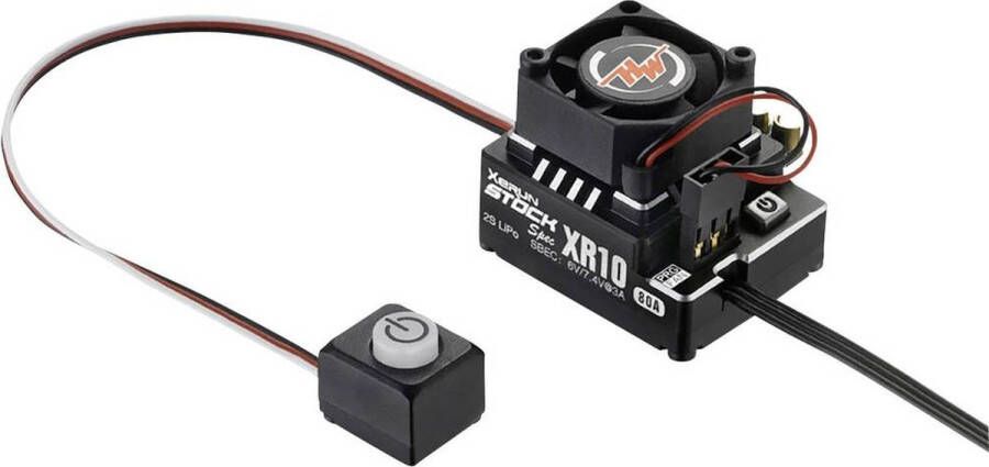 HobbyWing Xerun XR10 Stock Spec 80 A Brushless rijregelaar voor RC auto Belastbaarheid (max.): 380 A Motorlimiet (turns