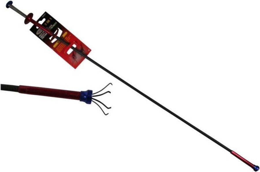 Hofftech Flexibele Pick up Tool Rood Blauw Zwart – 60cm