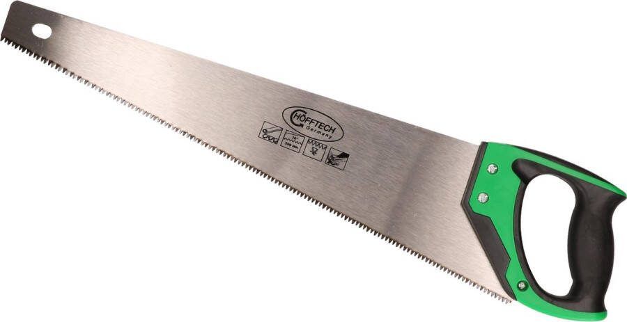 Benson Handzaag Houtzaag Groen Met Beschermstrip En Ophanggat 500 Mm Handzagen