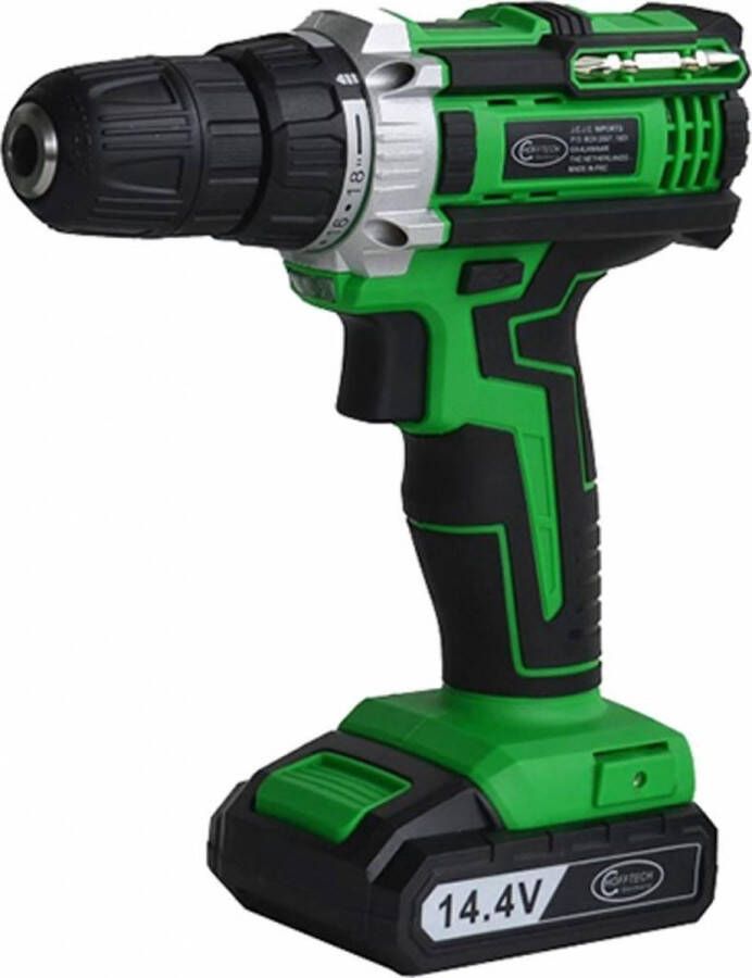 HÖFFTECH Höfftech Accuboormachine 14.4V Li-ion batterij 1300 mAh Snellader Voltage: 220-240V