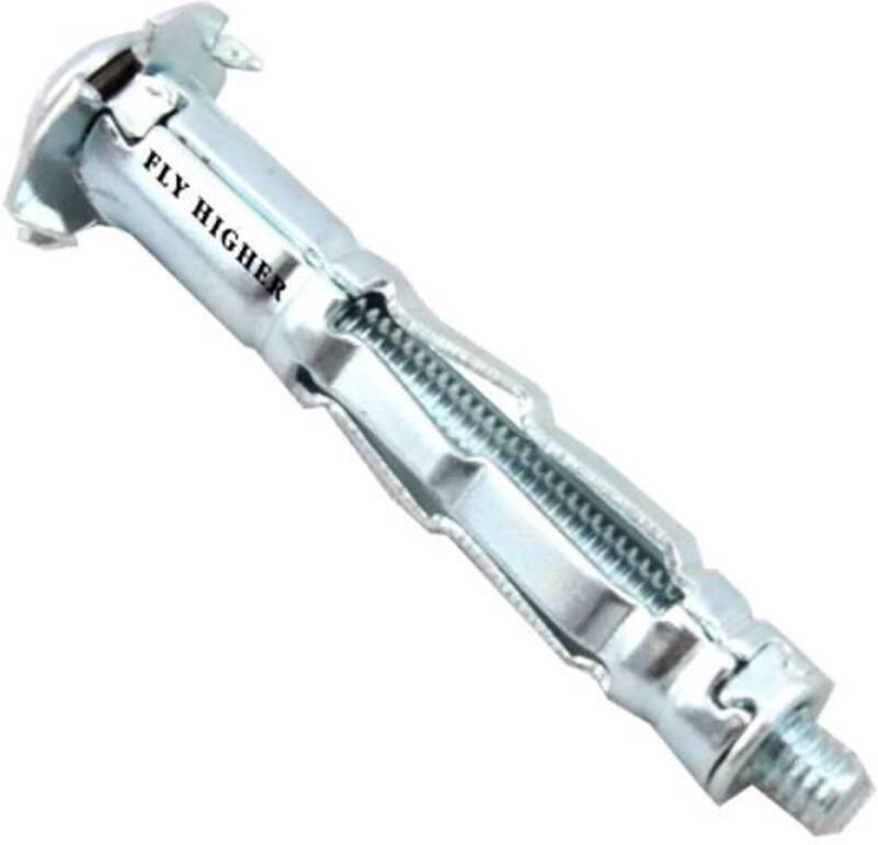 Hofftech Holle wand Ankers m4 32 MM 25 Stuks Voor het Bevestigen aan Holle Wanden Muurplug geschikt voor Wanddiktes van 7mm tot 14mm Hollewandplug
