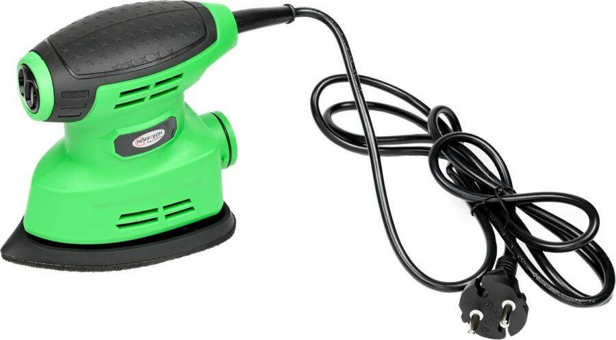 Hofftech Krachtige delta schuurmachine 200 watt met stofbox en schuurpapier