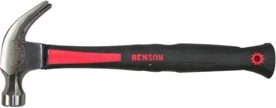 Hofftech Krachtige klauwhamer Getemperd staal Ergonomische rubberen grip 720 gram 33 cm