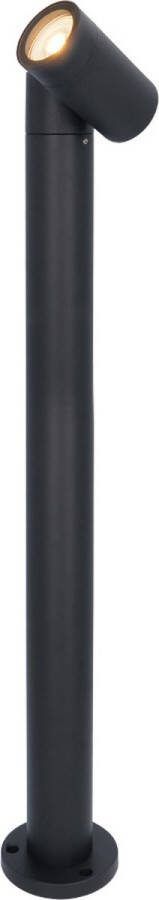 HOFTRONIC Amy LED sokkellamp 2700K warm wit GU10 60 cm Padverlichting Tuinspot Voor buiten Zwart