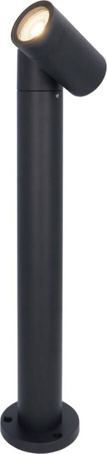 HOFTRONIC Amy LED sokkellamp 4000K neutraal wit GU10 45 cm Padverlichting Tuinspot Kantelbaar Dimbaar Voor buiten Zwart