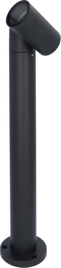 HOFTRONIC Amy LED sokkellamp GU10 fitting Padverlichting Tuinspot Kantelbaar excl. lichtbron 45 cm IP65 Voor buiten Zwart