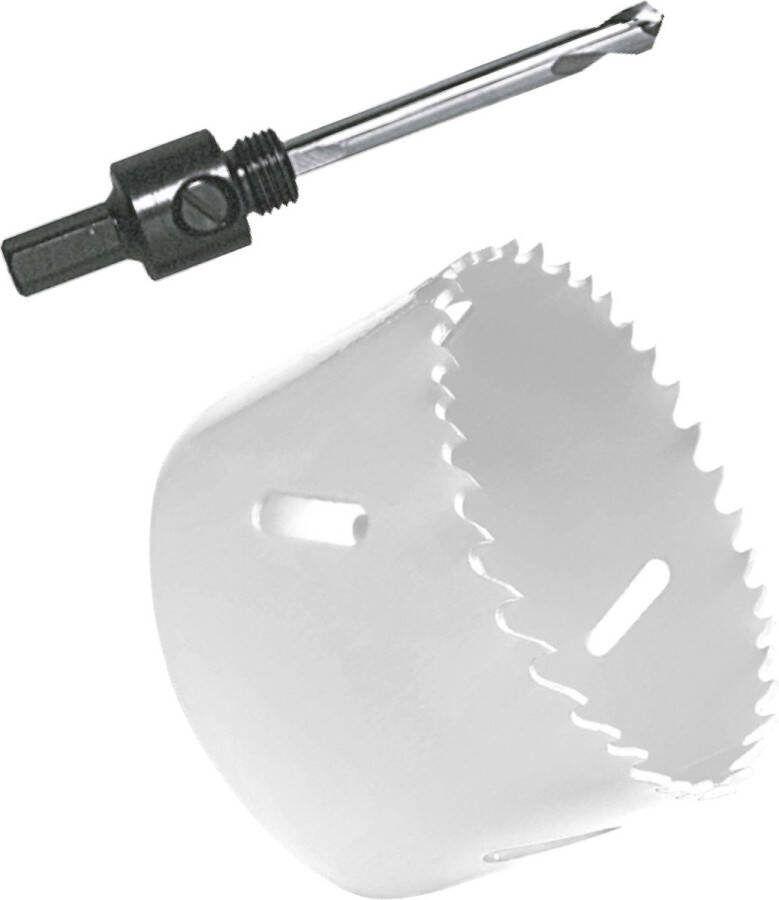HOFTRONIC Gatenzaag set Ø 33 mm Bi-Metaal + adapter met centreerboor