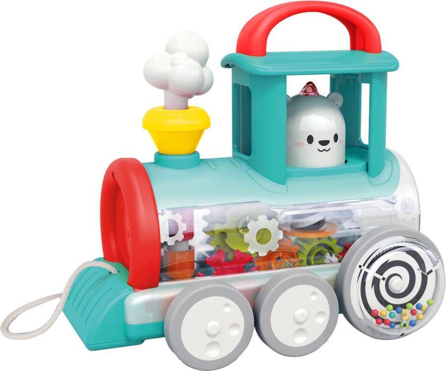 Hola Toys Push Along Trein Locomotief Trekfiguur E7995A