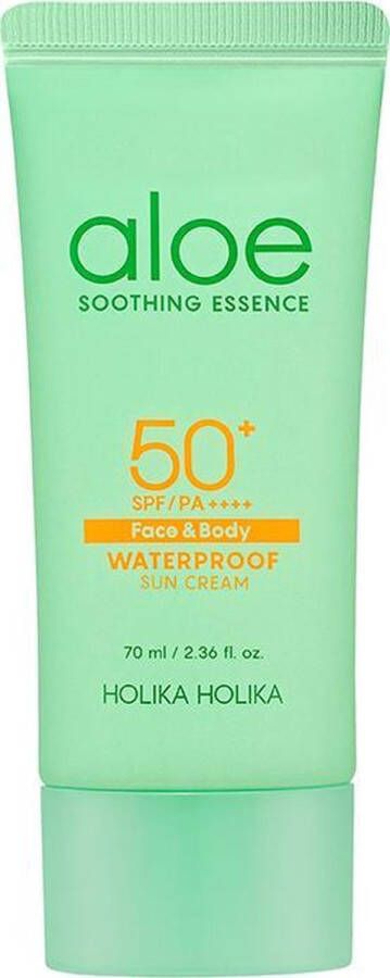 Holika Aloe Soothing Essence Waterproof Sun Gel SPF50+ new formula 2021 inhoud 70ml