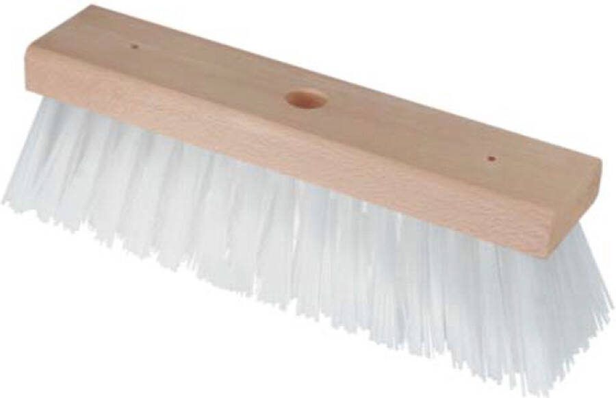 Holland Animal Care Excellent Bezem Premium Water Perlon 35 cm – Bezem borstel voor buiten – Losse bezemborstel exclusief steel – Witte kunststof vezels