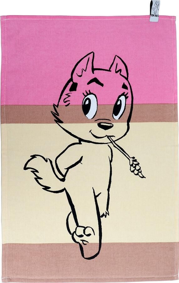 Hollandsche Waaren Keukenhanddoek Marten Toonder Tom Poes Tompouce