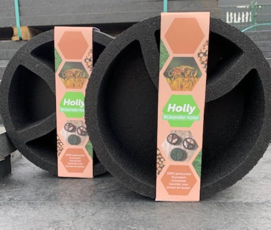 Holly BIJzonder hotel insectenhotel gerecycled kunststof voor bijen insecten deco diertjes