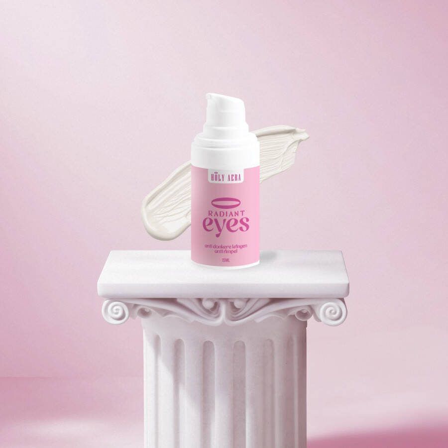 Holy Aera Radiant Eyes Oogcrème Vermindert wallen 91% Anti-Rimpels & kraaienpootjes Anti-Donkere kringen