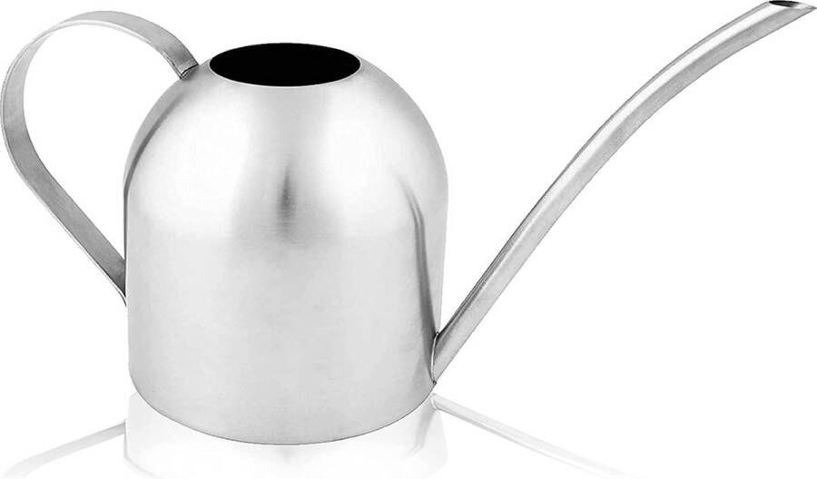 Homarden 900ml Roestvrijstalen gieter Metalen gieter met lange tuit om morsen te voorkomen perfecte plantengieter voor buiten- en kamerplanten