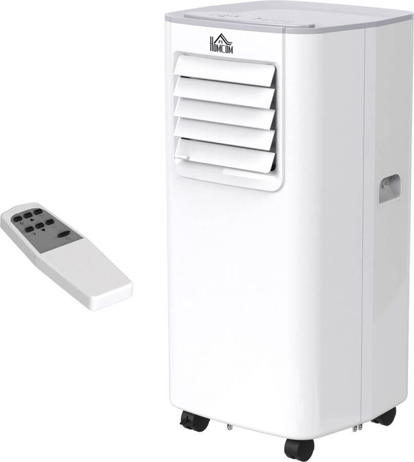 Homcom Mobiele airconditioner 4 standen airconditioner met afstandsbediening 24-uurs timer ABS 823-012V90