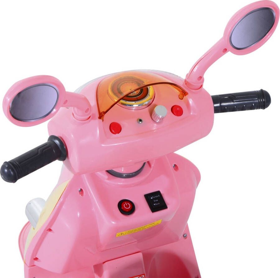 HOMdotCOM Elektrische kinderscooter Roze