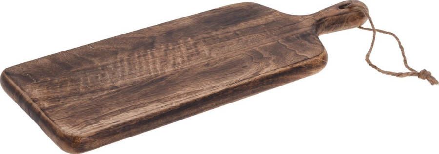 Home & Styling Horeca Serveerplateau Mango hout 60cm gebrand