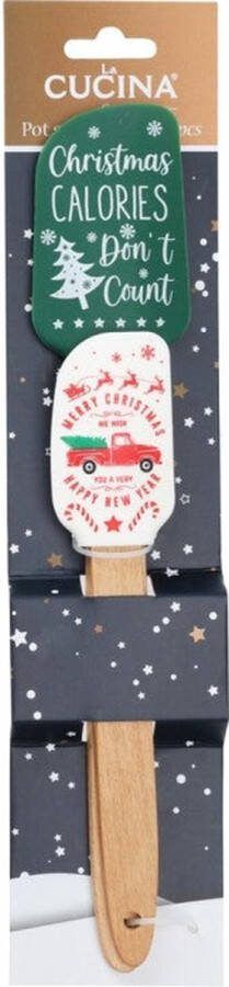 Home & Styling Kerst Pannenlikker siliconen Set van 2 stuks Multi