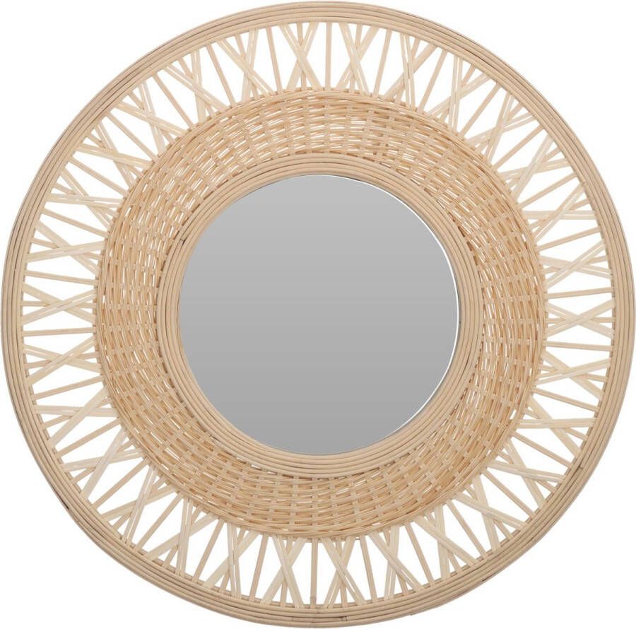 Home & Styling Spiegel Bamboe Naturel 56cm