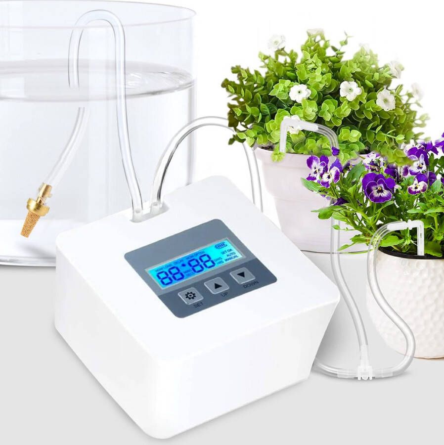 Home Goods Automatisch bewateringssysteem voor kamerplanten met pomp – Waterdruppelaar – Watergeefsysteem– Planten Watergever