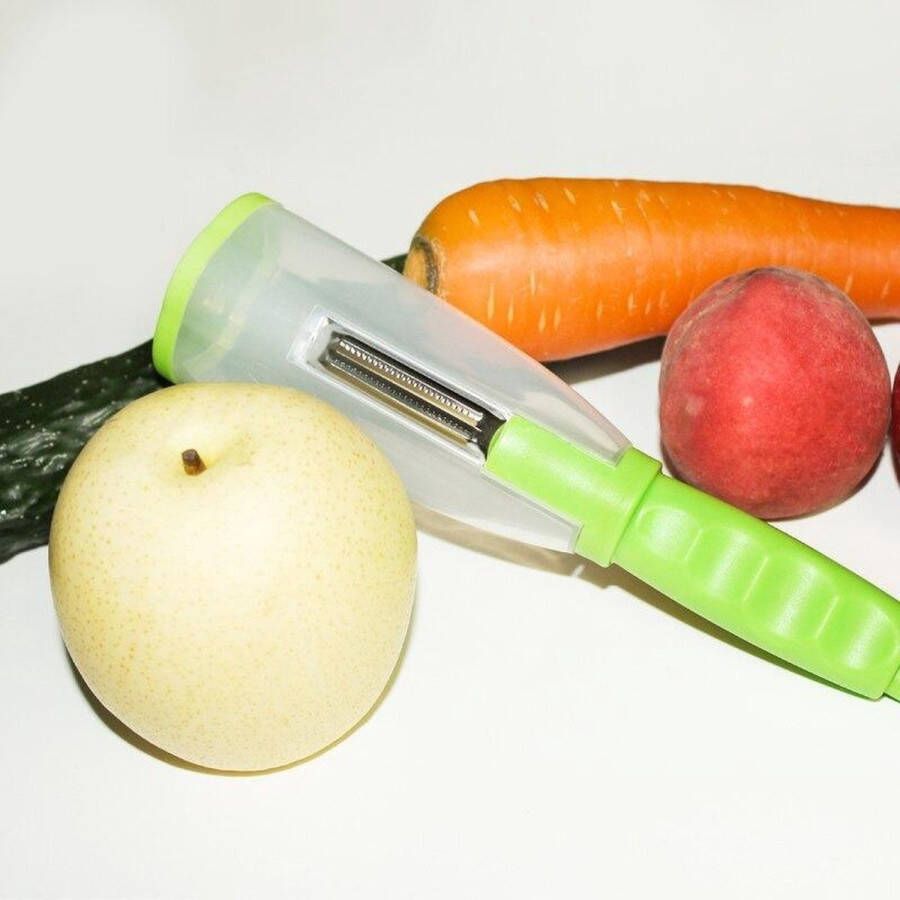 Home online Fruitenschiller-Appelschiller-komkommerschiller-dunschiller-Roestvrijstalen- Schilmes