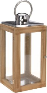 Home style Homestyle Lantaarn Naturel Verlichting 20x19x41 cm Naturel