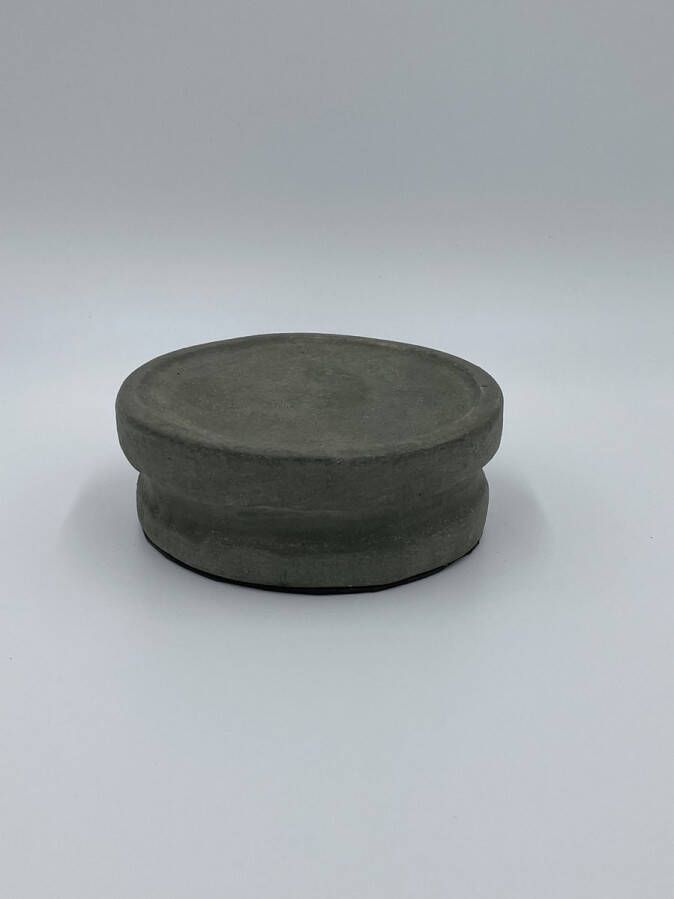 Home Sweet Home Decoratie plateau grijs beton look steen klein 6 5 cm x 17 cm | 65484 | | Stoer & Sober Woonstijl | kaarsenplateau