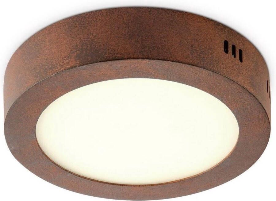 Home Sweet Home Plafondlamp Led Ska Roest Metaal 12w