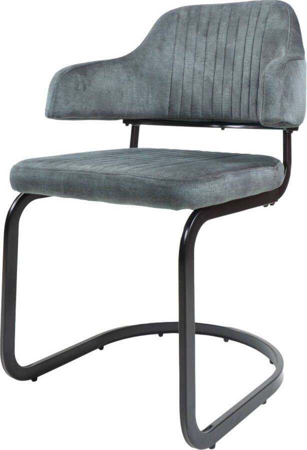 Home67 Eetkamerstoel Fox Army Green 21 Vintage Velvet