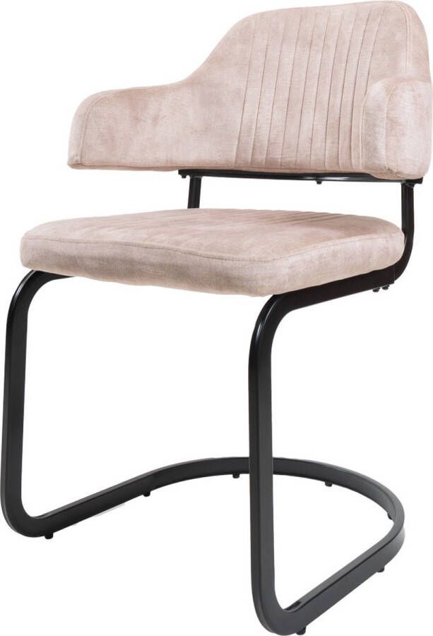 Home67 Eetkamerstoel Fox Naturel 07 Vintage Velvet