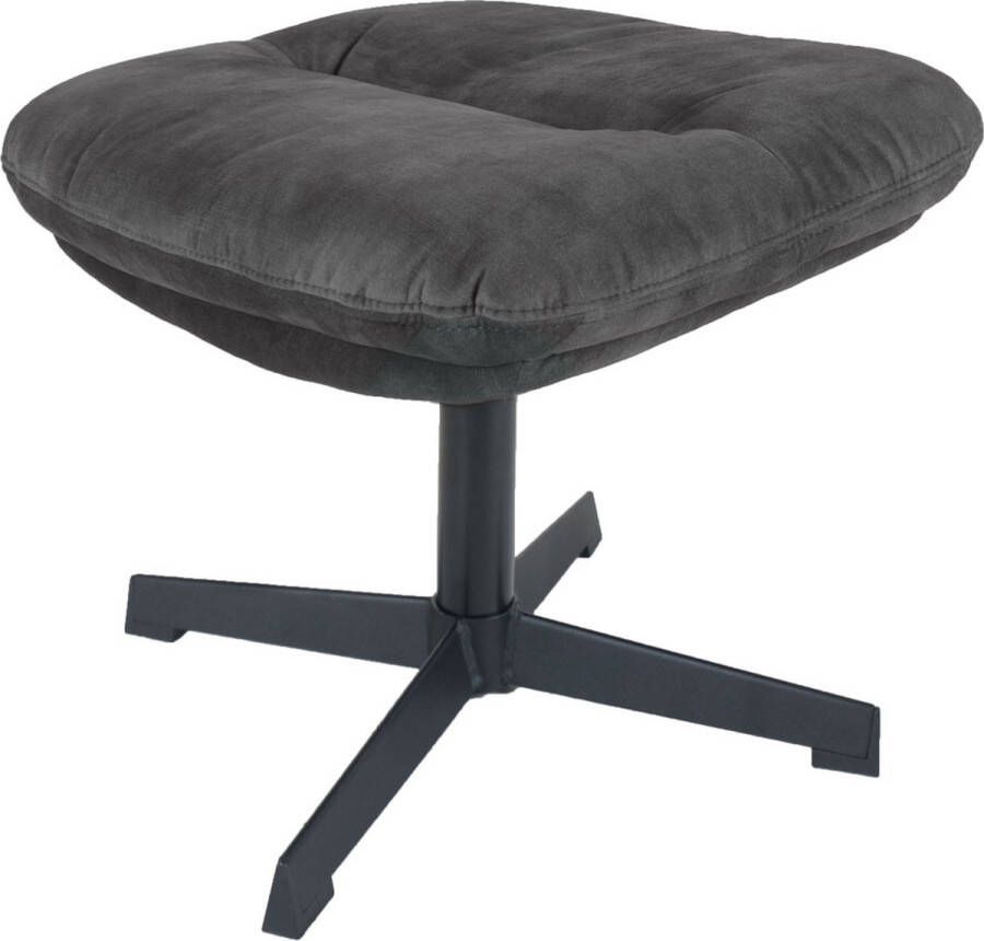 Home67 Hocker Dorus Adore Velvet Dark Grey 10