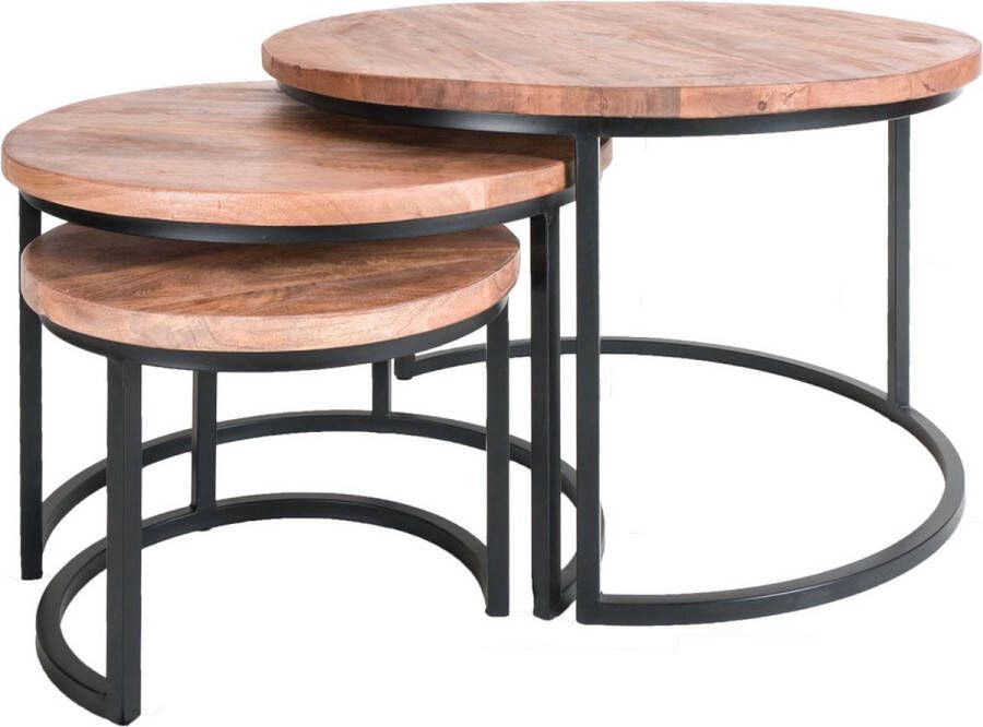 Home67 Salontafel Set van 3 Industriële Salontafelset Erjan Mangohout