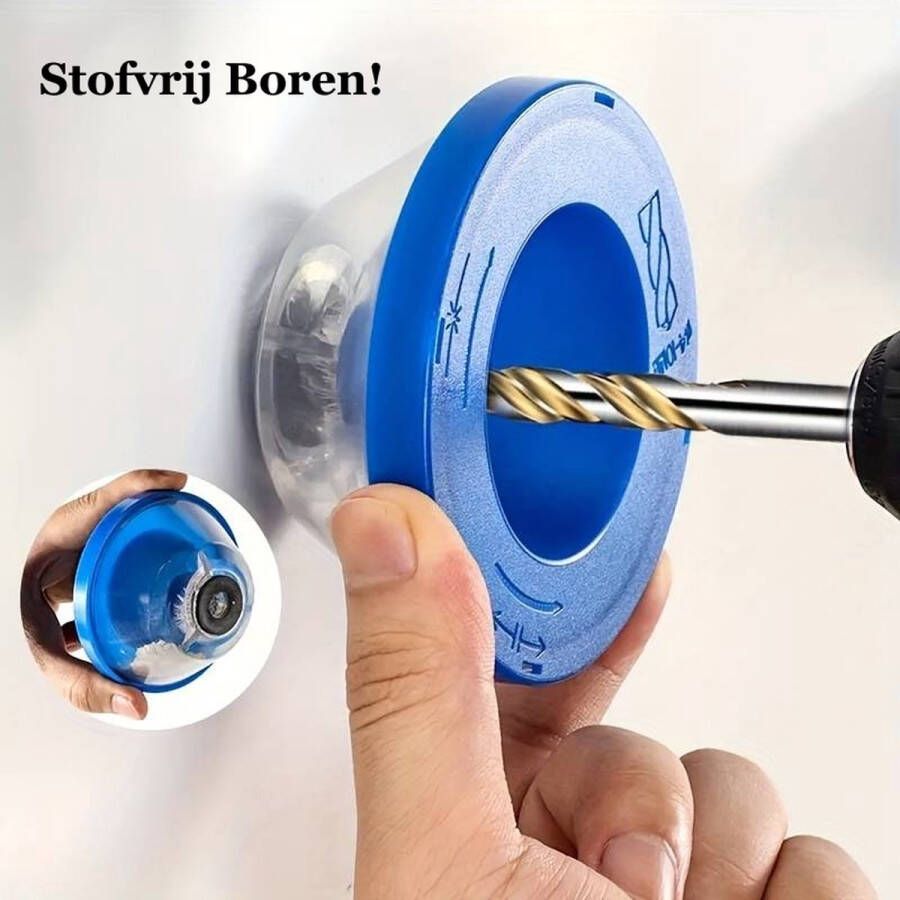 HomeBerg Stofdichte Hoes Klopboormachine Stofdicht Huishoudelijke Elektrische Boor Stofdichte Accessoires Tool Blauw