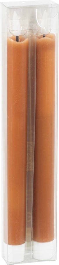 Homebound by Kolony Dinerkaarsen LED 2.2x24cm (2 stuks) sandstone