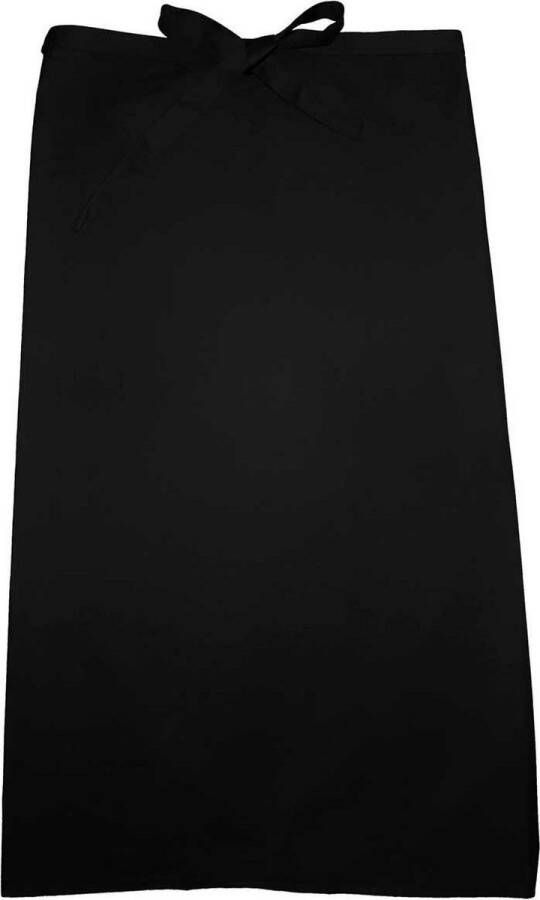 Homee Homéé Kokssloof | zwart | 65% Polyester 35% Katoen 240g. p m² | set van 2 stuks |100x100cm
