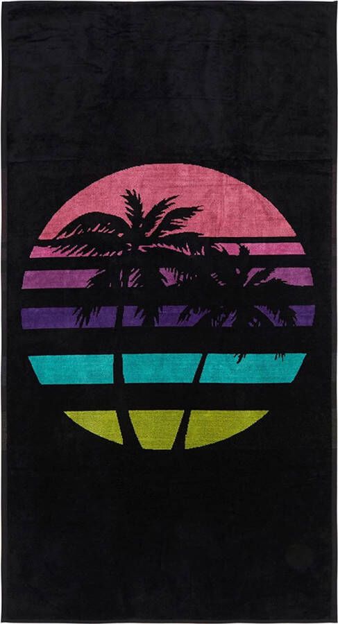 HOMELOVER Decoratieve strandhanddoek hoogwaardige strandhanddoek zacht en absorberend sneldrogende grote badhanddoek Oeko-Tex 100 gemaakt in groen gecertificeerd (75 x 150 rode streep)