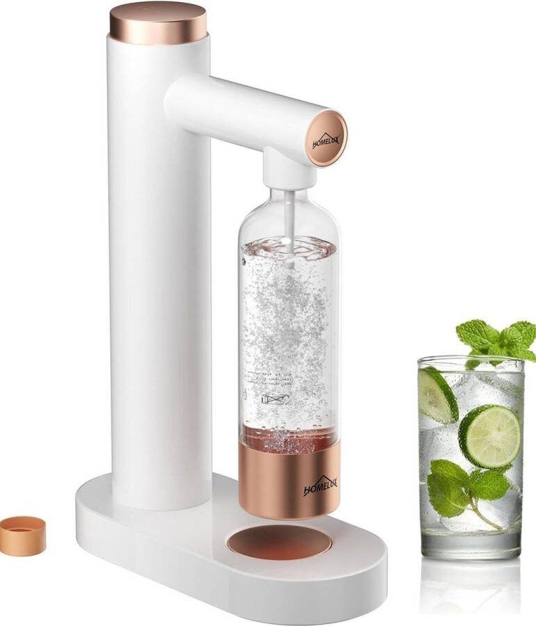 Homelux sodamaker Bruiswatermaker Bruiswatertoestel Waterbruisapparaat Wit met goud