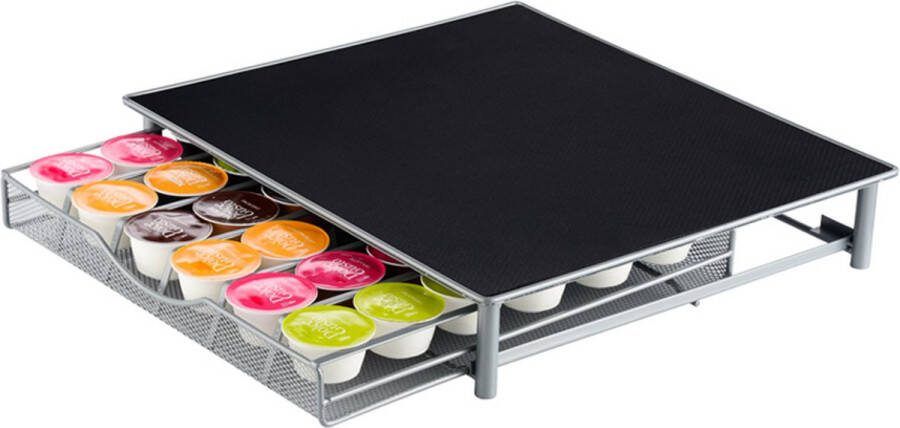 Homeon Capsulehouder voor Dolce Gusto met Lade Koffiecups Houder voor 36 Cups Anti Slip