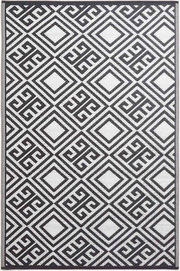 Homescapes Weerbestendig geometrisch patroon binnen- buitentapijt 119.5 x 186 cm