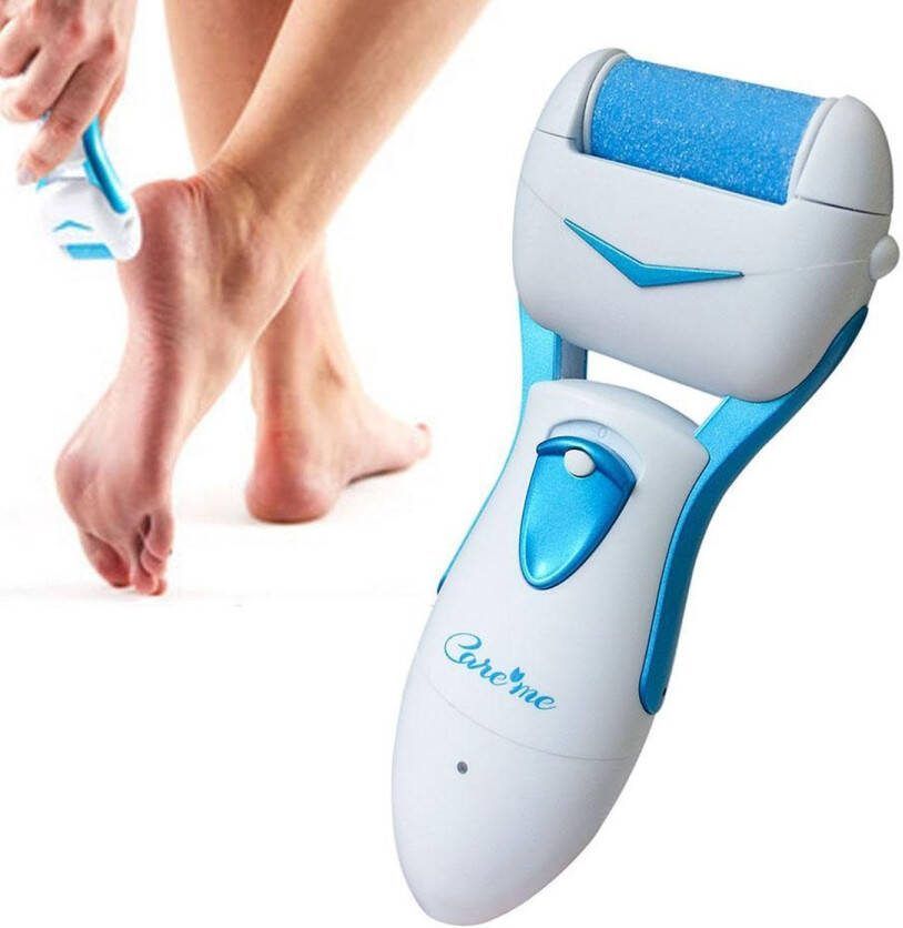 Hometek Elektrische voet Hard Skin Remover -blauw op batterijen