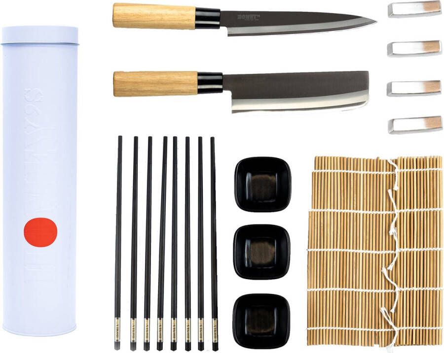 Homey's Homey’s NIPPON Sushiset Cadeauset – Sashimi- en Hakmes 14-delig