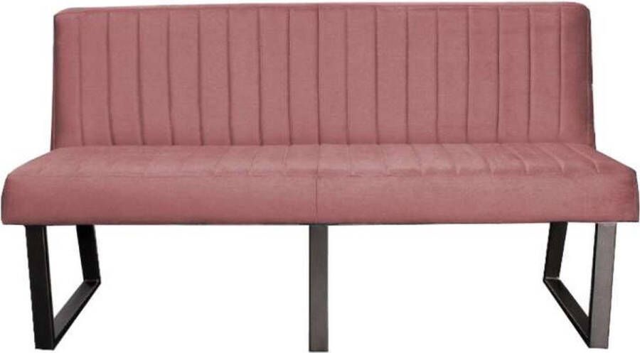HomingXL Eetkamerbank Hengelo stof Element roze 10 180 cm