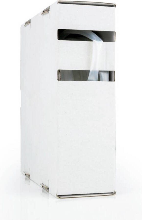Hongshang 10611 Krimpkous zonder lijm Transparant 6 mm 2 mm Krimpverhouding:3:1 7 m