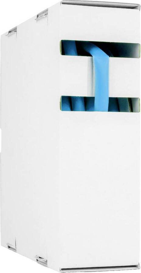 Hongshang 2111114068 Krimpkous zonder lijm Blauw 19.00 mm 9.50 mm Krimpverhouding:2:1 5 m