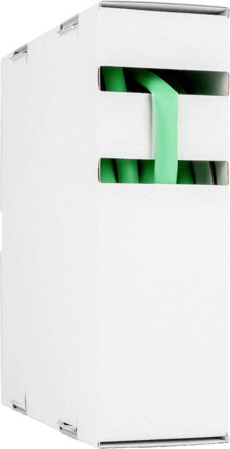 Hongshang 2111134058 Krimpkous zonder lijm Groen 25.40 mm 12.70 mm Krimpverhouding:2:1 5 m