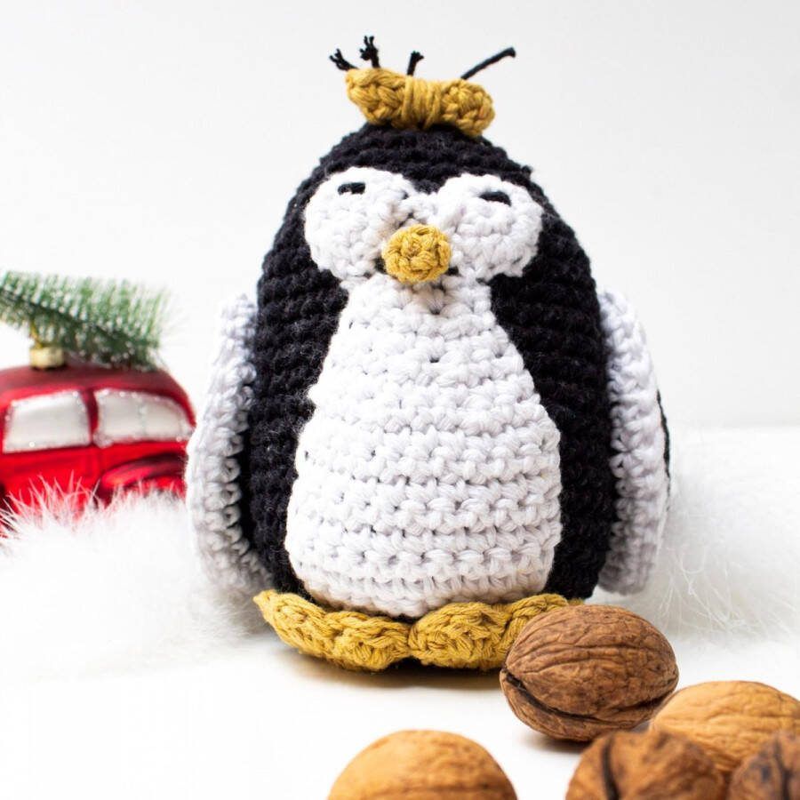 Hoooked Haakpakket Pinguin Coco Eco Barbante