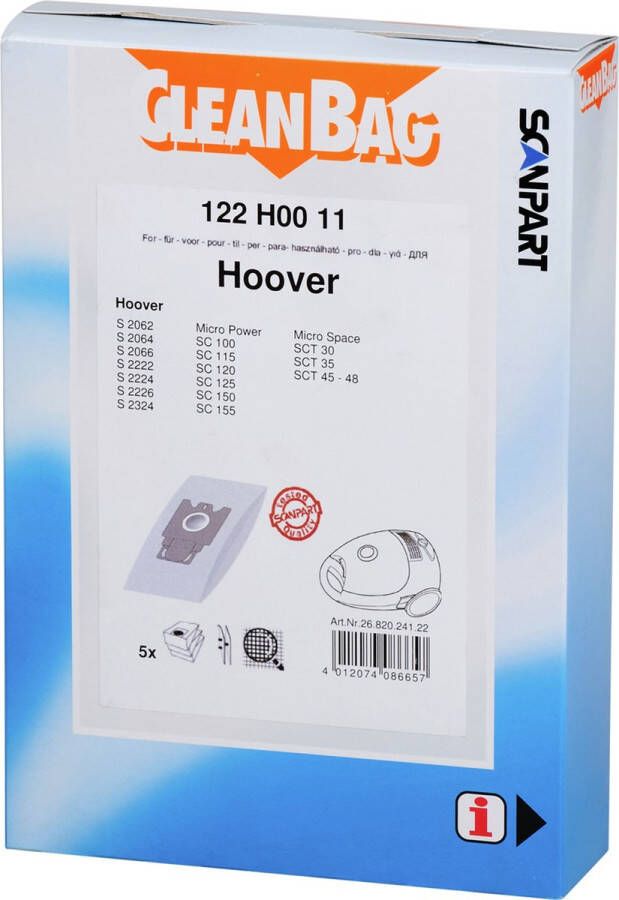 Hoover STOFZUIGERZAK ORIG H22A MICROP. 09173865