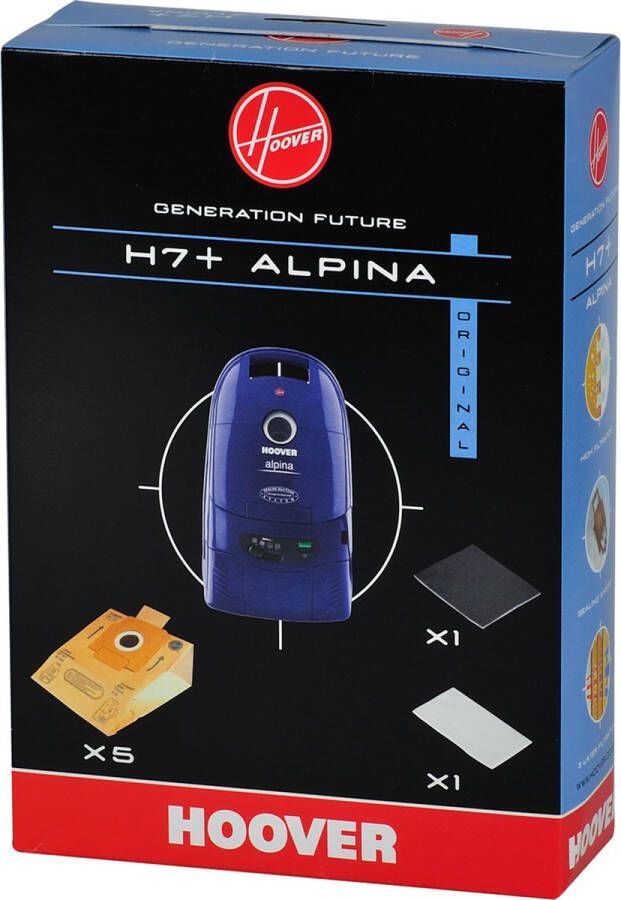 Hoover STOFZUIGERZAK ORIG H7+ ALPINA 5 STUKS 09026177