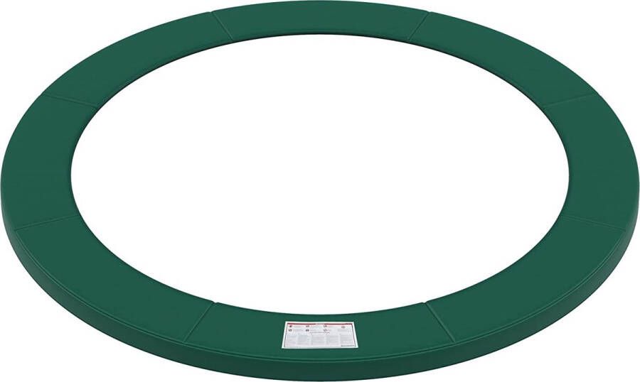 Hoppa! Trampoline randafdekking randbescherming veiligheidsmat UV-bestendig scheurvast trampoline accessoires standaard formaat Groen 366 cm